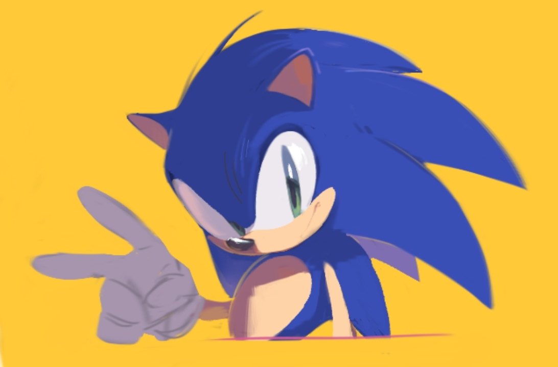 ArtyuhDiana's tweet photo. Happy birthday, Sonic! Here's a drawing of mine from way back. https://t.co/eiKPjWZF2l