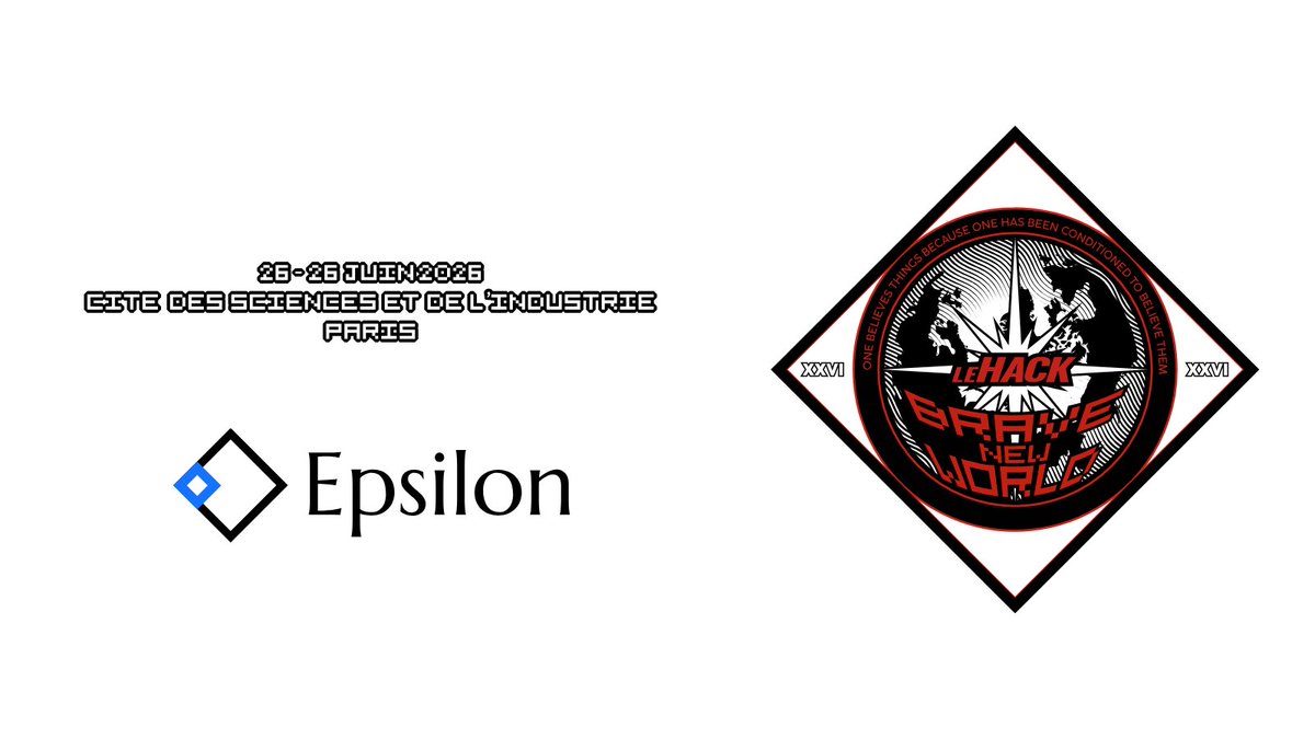 epsilon_sec's tweet photo. See you at @_leHACK_ !
Very happy to sponsor 🏴☠️ #NDH https://t.co/c4VUWewBOS