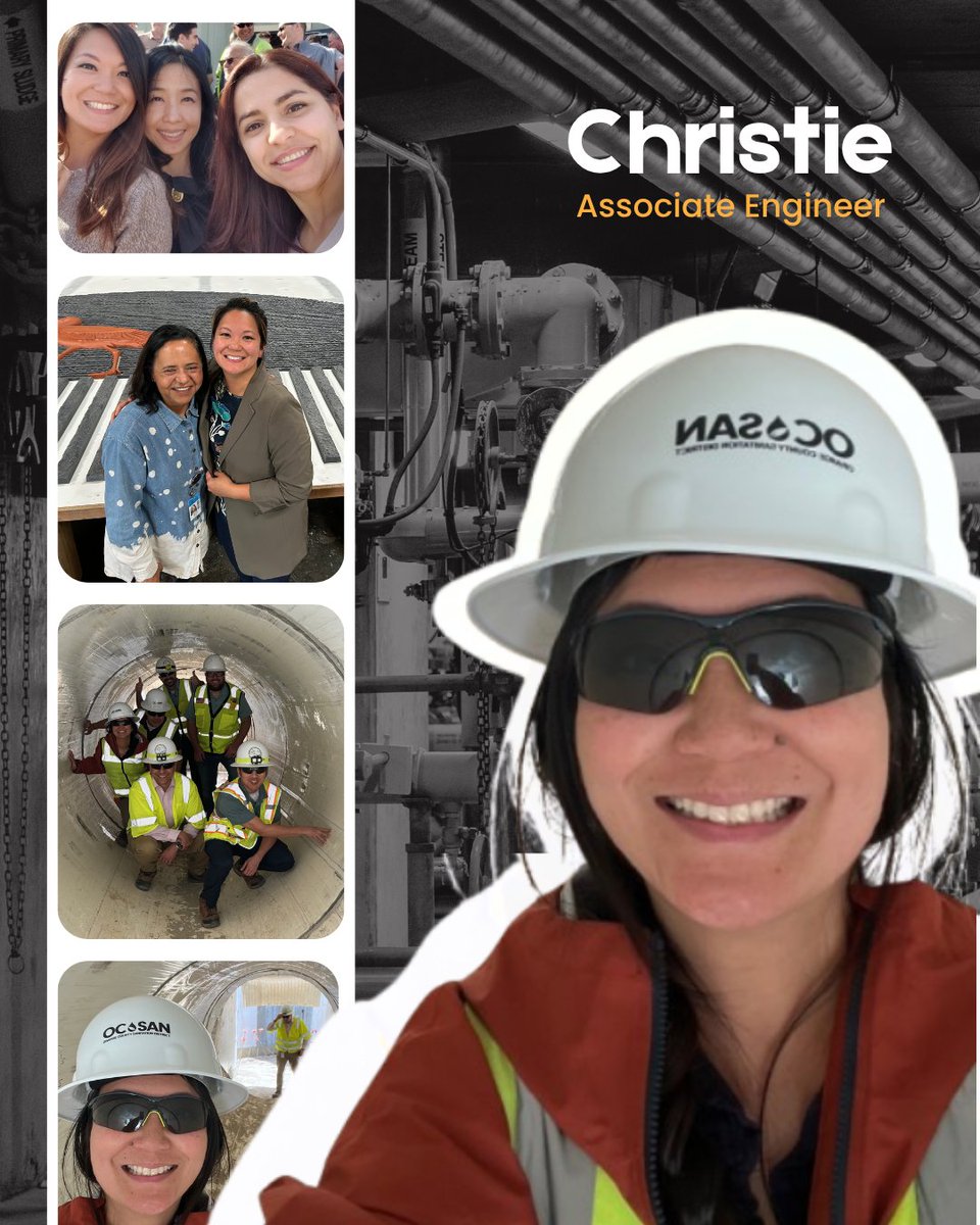 OCSanDistrict's tweet photo. Behind every project, solution, and innovation are talented women helping shape the future of wastewater treatment.

Today, we're highlighting a few of the incredible engineers at OC San who make it all possible. Happy Women in Engineering Day! ⚙️ https://t.co/AuSvLfLnr7