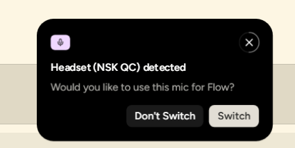 nshkrsh's tweet photo. @WisprFlow some of these popups have buttons i can ever click them. win 11, latest version of win 11 and wisprflow app both. please resolve. https://t.co/Fpstp7mKlO