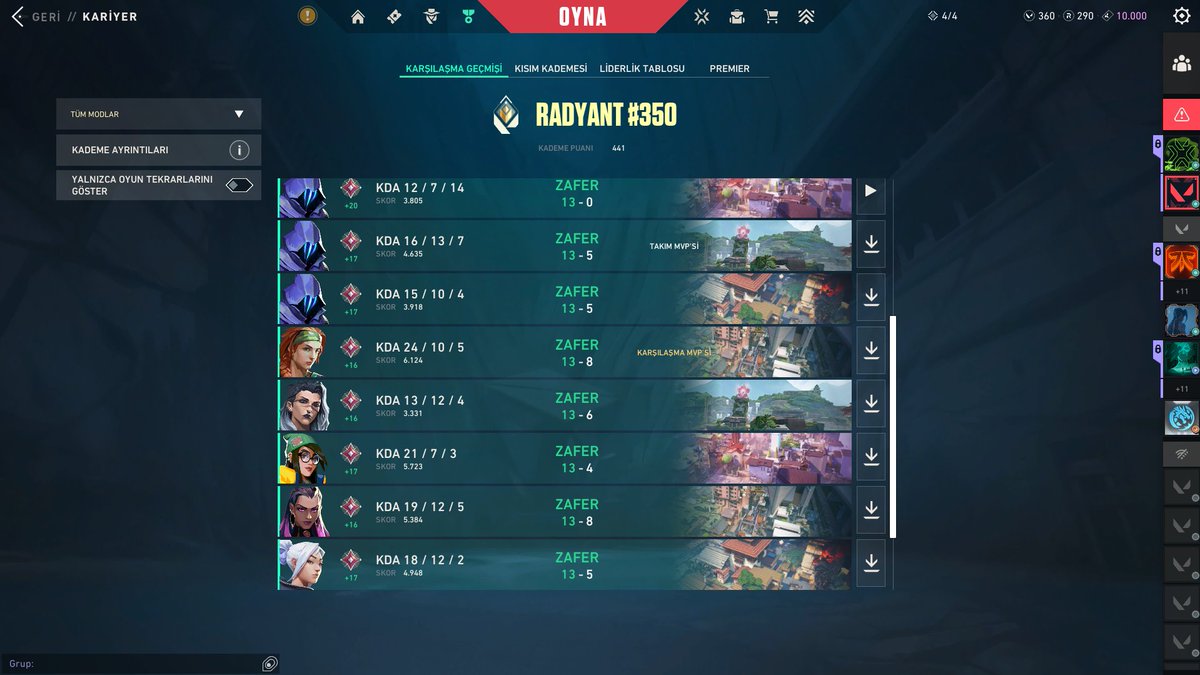 tesryfps's tweet photo. 9 saat kala radiant icin 13 win streak haha https://t.co/KofAX8O211