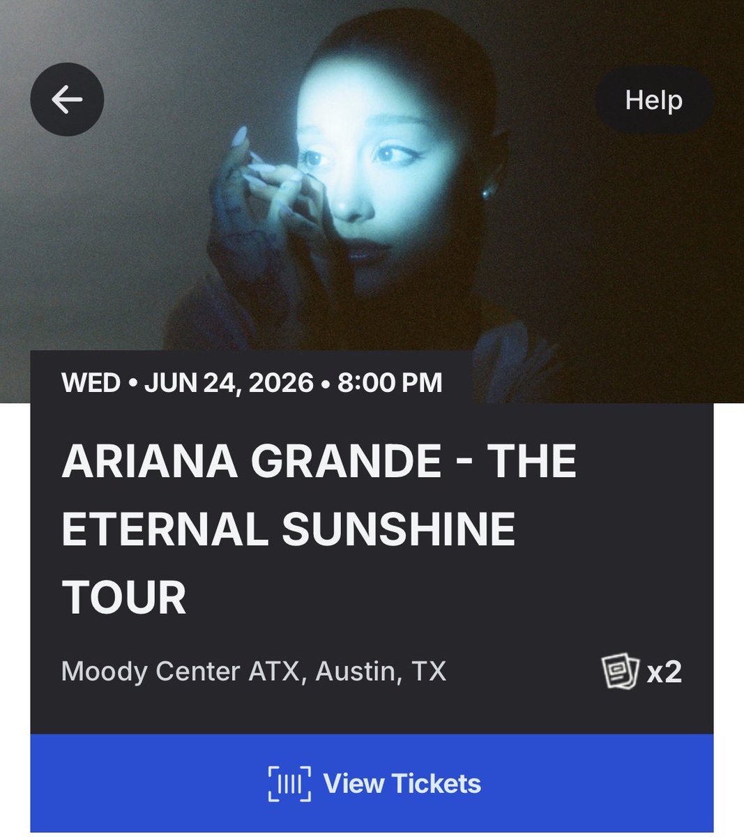 cheruyotlaban1's tweet photo. selling two cheap ariana grande tickets for june 24 moody center atx austin for $150 each!
Ticketmaster transfer 
#texas #BTS_ARİRANG #tickets #texaslive #austin #everyone https://t.co/tIq7vb5KRV