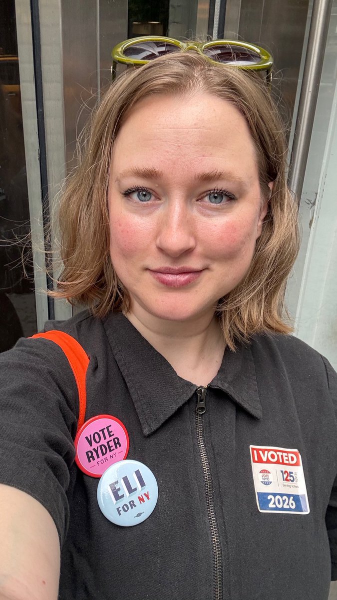 emhuntersmith's tweet photo. Happy primary election day, NYC. The congressional races are taking up a lot of attention but state races matter very much. In Manhattan I strongly recommend @EliNorthrup for AD 69 and @ryderkessler for AD 66. 

Get out there by 9 pm!!!

📌 https://t.co/S2vedFs8QV #VoteNYC https://t.co/BqmOeLOPC0