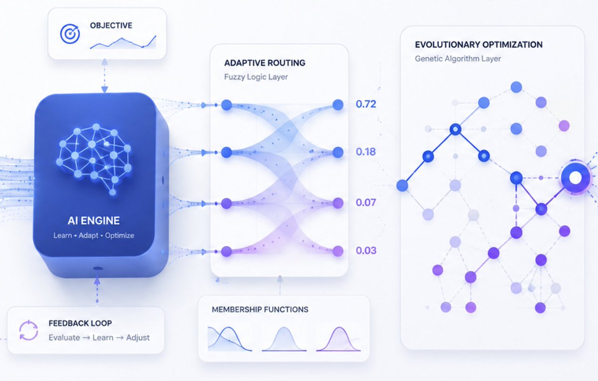 creshka's tweet photo. Building self-optimizing workflows in Codex using fuzzy logic and genetic algorithms @OpenAI https://t.co/VjkIZaNFmW
