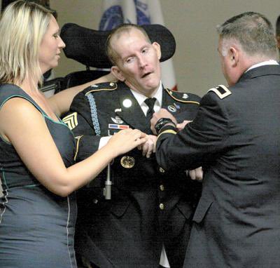 MilitaryCooI's tweet photo. Master Sgt. Mark Allen, 46, of Loganville, Georgia, was severely wounded in 2009 when he and other soldiers looked for Bergdahl, a fellow soldier who deserted his post and was captured by the Taliban.

In 2017, Shannon Allen testified at Bergdahl’s sentencing hearing at Fort Bragg, North Carolina, about her husband’s injuries and the hardships it caused for her family. She said he’d had about 20 surgeries, needed scores of medicines, vitamins and supplies and required nursing care 24 hours a day.

He passed away from related complications on October 12, 2019, at age 46.