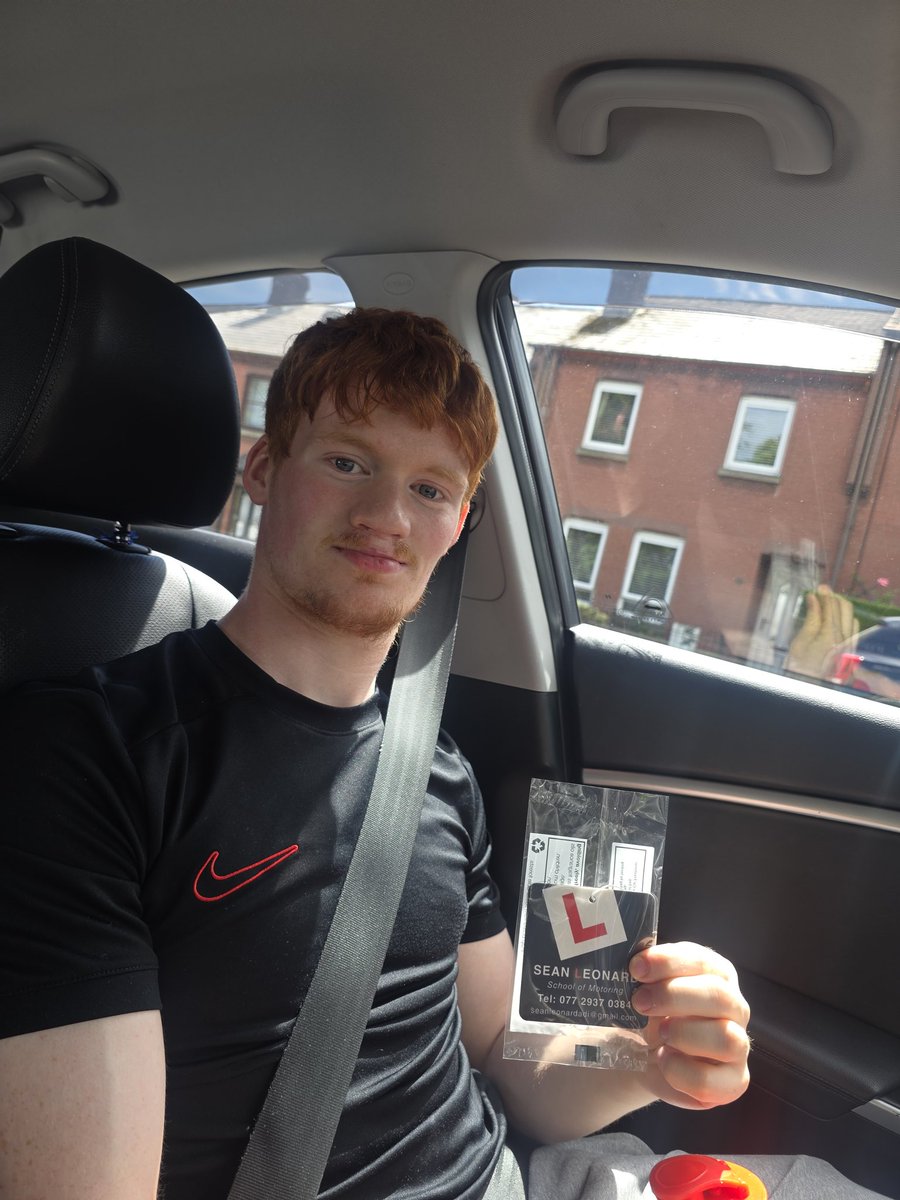SeanLeonardADI's tweet photo. Well done Fearghus Mac Murchaidh passing your driving test.  Beep beep. 

Have a good week, Congratulations pal. 

Great drive, Congrats and safe driving for the future ahead 

Hard work paid off, go now and be safe and enjoy

LEARN WITH LEONARD
  A Skill 4 Life 

Could u b nxt https://t.co/Dmf3LQvb6G