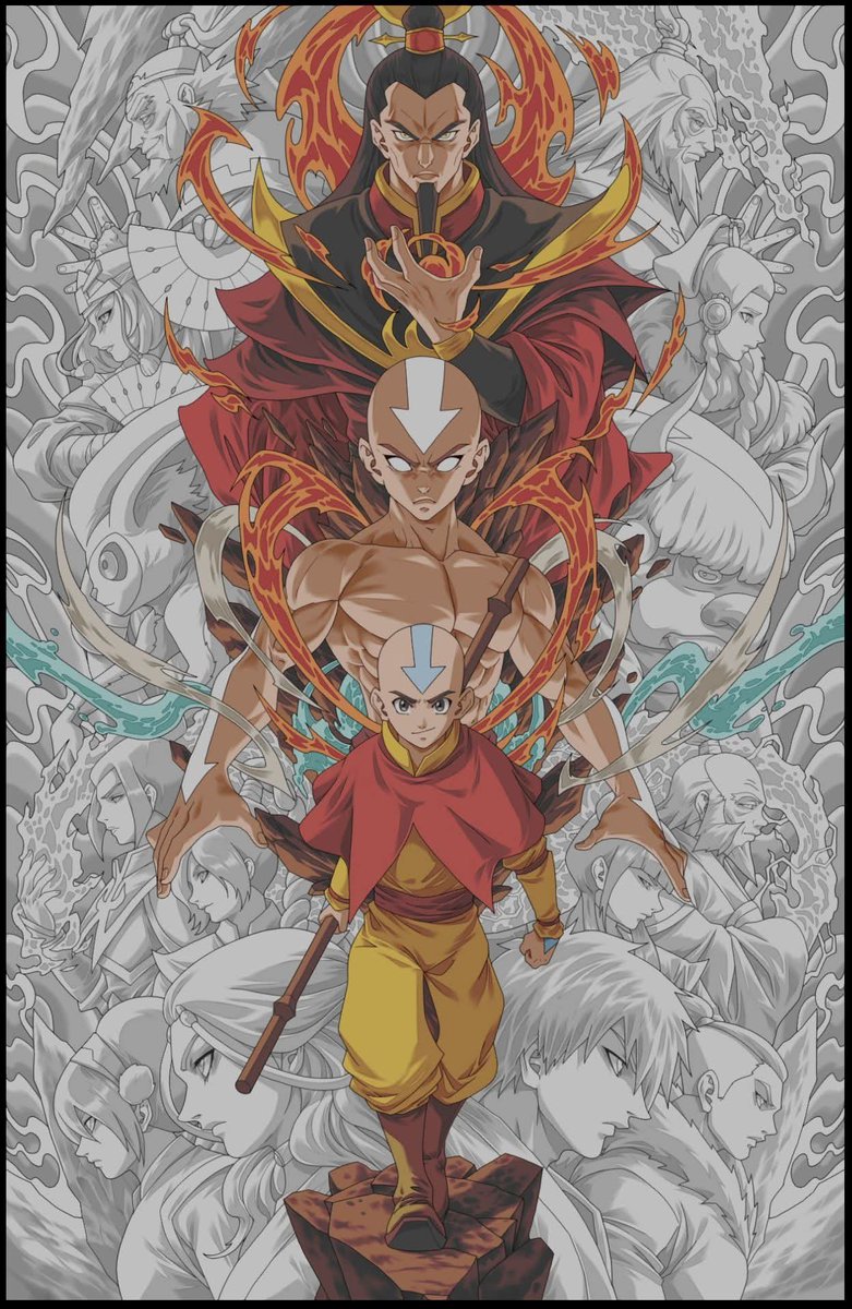 OxAbbe's tweet photo. Day 7 of hand-drawing this insanely epic Avatar the Last Airbender collage poster! 
#ATLA #Avatar #AvatarTheLastAirbender https://t.co/lefIVVKhr9