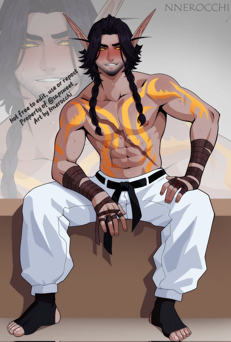 sapsweet_'s tweet photo. @wildchargeart Thank you for the chance and congrats on 8k! I offer two things, my main man and a dad joke!
-I told my friend 10 jokes to make him laugh.
-Sadly, no pun in ten did. https://t.co/aL9MpYPiAa