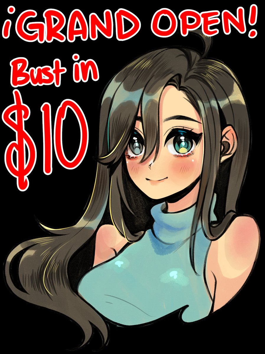 NekuromiC's tweet photo. This is my secondary profile you can ask me a bust just in $10usd for everyone just need to:
-Follow me
-RT this post

Only one per client, thank you for all your support! ♥

#commission #anime #artmoots https://t.co/2Y8rZWZmP3