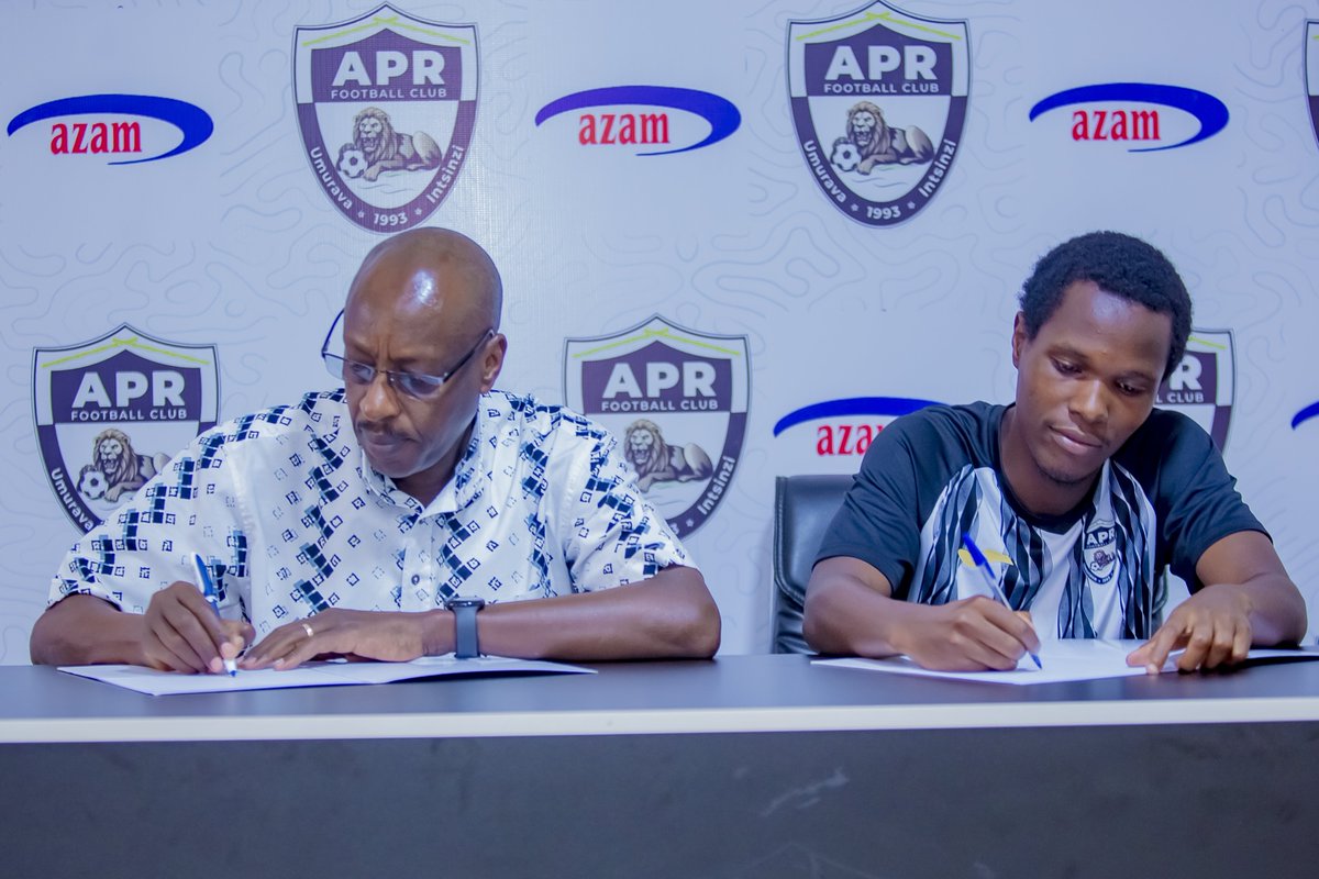 aprfcofficial's tweet photo. 🖊  🦁✍️

APR FC proudly welcomes Rubuguza Jean Pierre from Gicumbi FC to the Black &amp; White family.

A new Lion ready to fight for the badge and give everything on the pitch. ⚫⚪

#APRFC #CLUBGIANT https://t.co/6f6PegSbc0