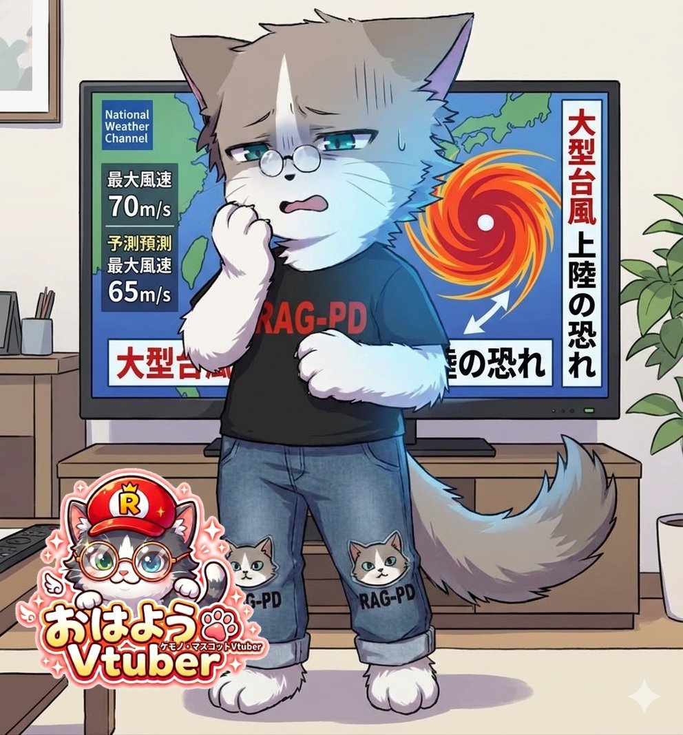 kemono2's tweet photo. #おはようVtuber #ケモノVtuber
みんな、おはらぐにゃん！
なんだか、遠出する予定の日に台風が近づいてるみたいで…ただの心配しすぎならいいにゃあ…🐾
てるてるぼうず、いーっぱい作っちゃおうかにゃあ…！みんなも一緒に作って、台風さんを吹き飛ばしてほしいにゃ！🐾 https://t.co/Emufo358Tj