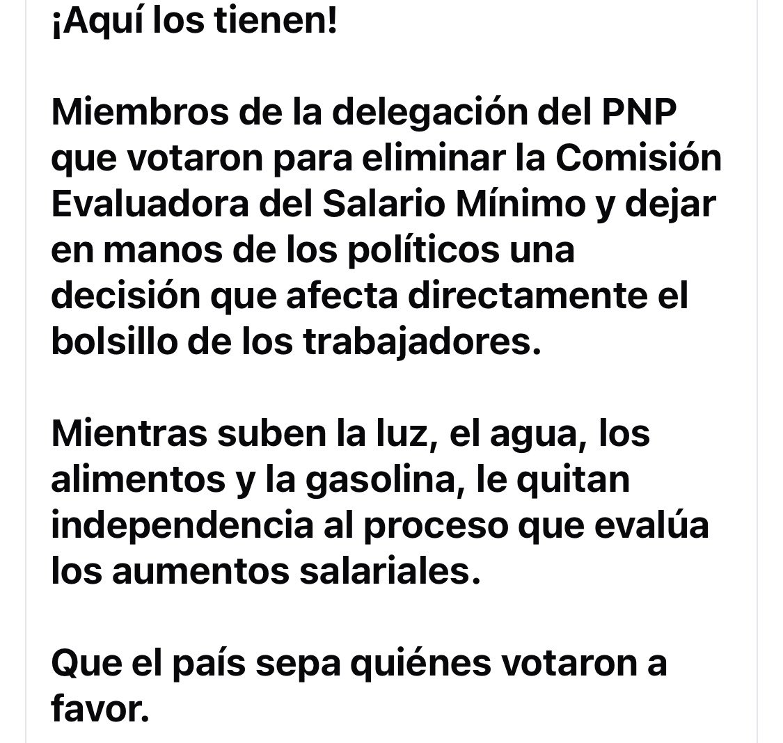 PRlibre01's tweet photo. Ellos hicieron posible que a tus hijos les paguen menos del salario minimo….. 
Tremendo incentivo para que trabajen!!!!

👏🏽👏🏽👏🏽👏🏽👏🏽👏🏽👏🏽👏🏽👏🏽👏🏽👏🏽👏🏽 https://t.co/51BzoaG5RM