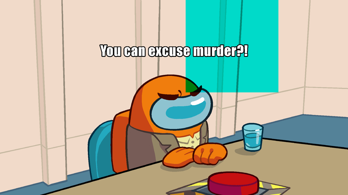 AmongUsGame's tweet photo. Admin can excuse murder, but we draw the line at faking tasks. 👎 https://t.co/i4DXkew3FG