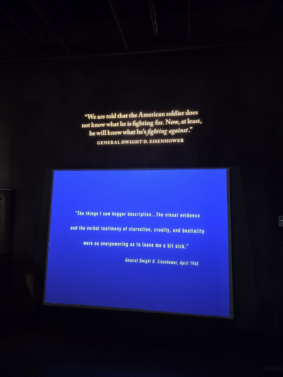 DamienHammons's tweet photo. The time I spent at the National WWII museum with @KEDCGrants was incredible and will definitely be used in my classroom. This Eisenhower quote at the top was new for me, and it sure was powerful! https://t.co/AafbeOwqBk