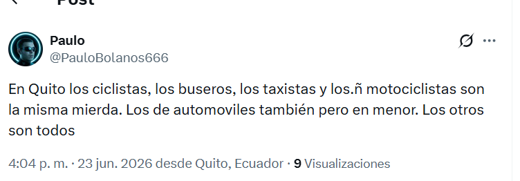paxasaval's tweet photo. @javoec @PauloBolanos666 Seguro fue para q no veas la publicación q hizo despues, diablos si q le falta leer su comentario es absurdo en si mismo BUS, TAXI y MOTO es un automóvil pero ni eso diferencia https://t.co/D8RQ5f3sv0