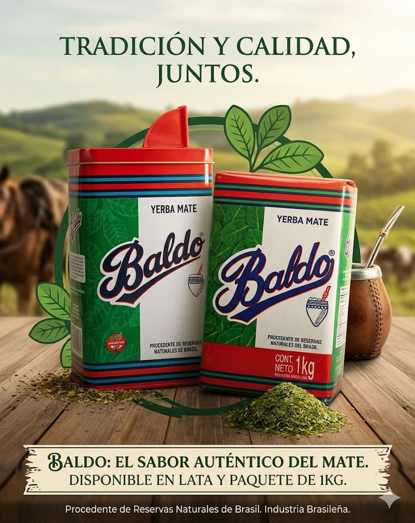 javieranibalnue's tweet photo. Lata yerbera Baldo y yerba mate x 1 kg https://t.co/erurNka8Uy