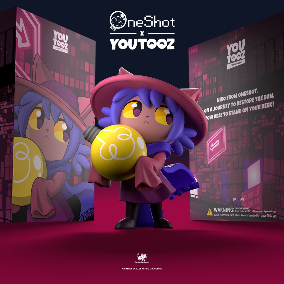 oneshot_game's tweet photo. The Niko OneShot Vinyl figure is here! #OneShotGame https://t.co/n7A042qfhZ