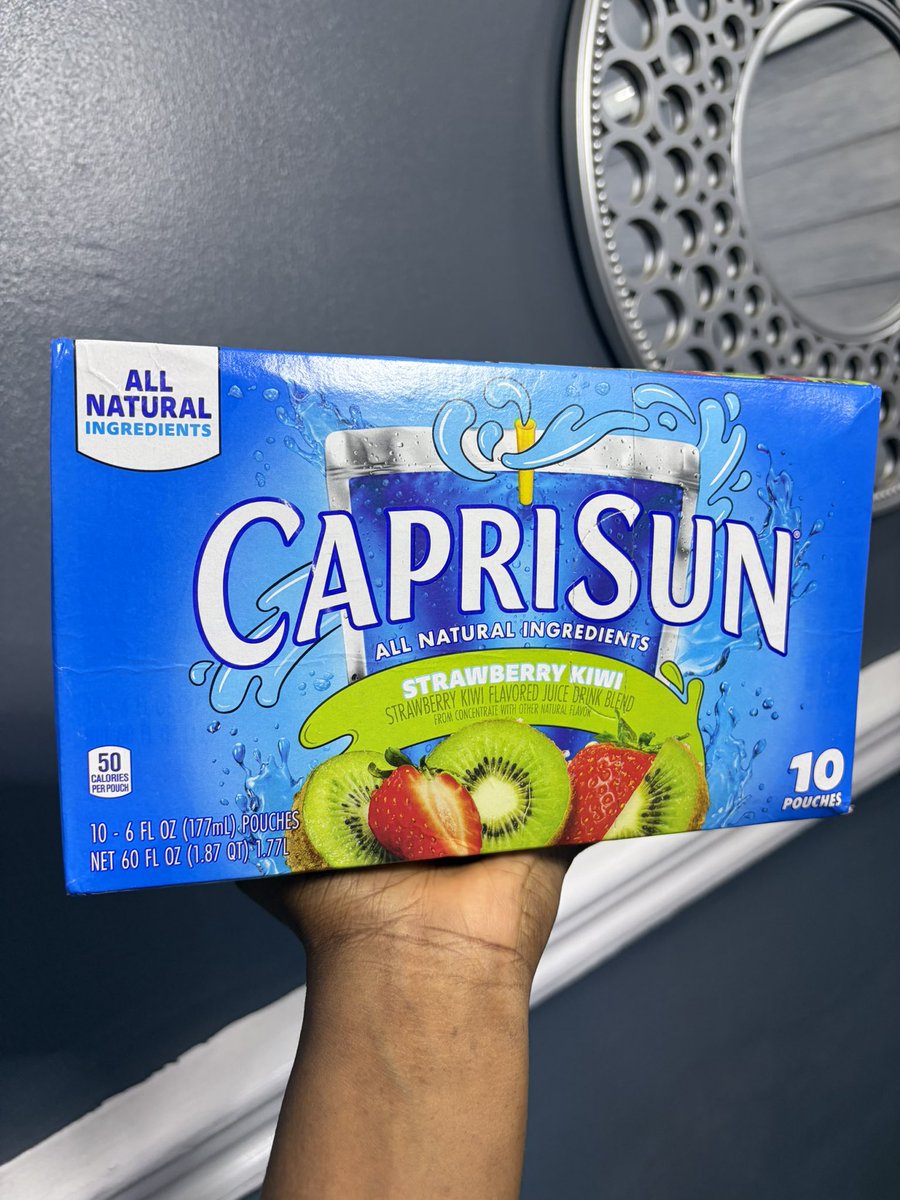 ahreeke's tweet photo. Caprisun by 10
11,700 https://t.co/RS5hBJkHl3