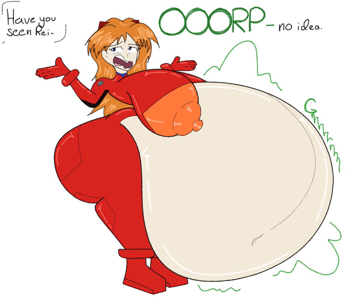 Atomicgutz's tweet photo. Asuka's a little too indulgent with these clones..... https://t.co/ki4dIpIIUL