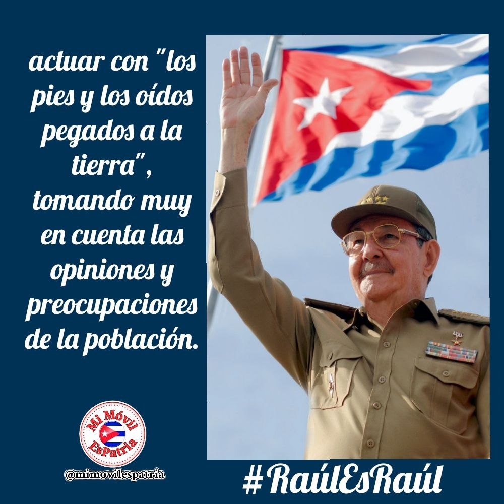rmcienfuegos2's tweet photo. Continuarás siendo guía de esta Revolución. #Cuba. #RaulEsRaul https://t.co/OtgIcpiRAX
