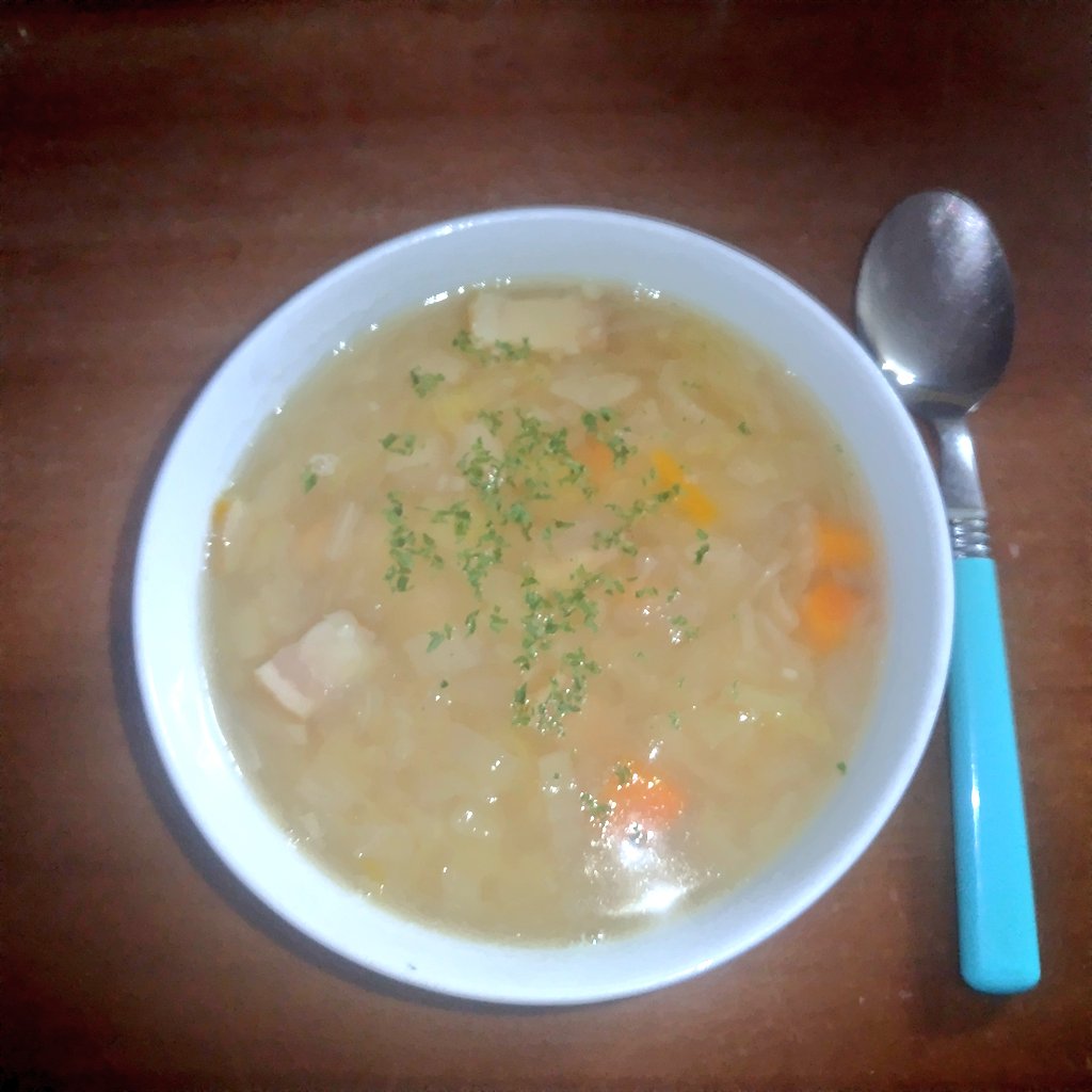 canopus02am's tweet photo. 野菜スープ

#おうちごはん https://t.co/V6Qi3Tu2rv