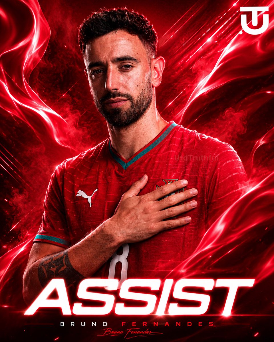 Utdtruthful's tweet photo. 🚨 GOAL RONALDO. BRUNO FERNANDES ASSIST 🇵🇹❤️ https://t.co/TZyqWIIPgi