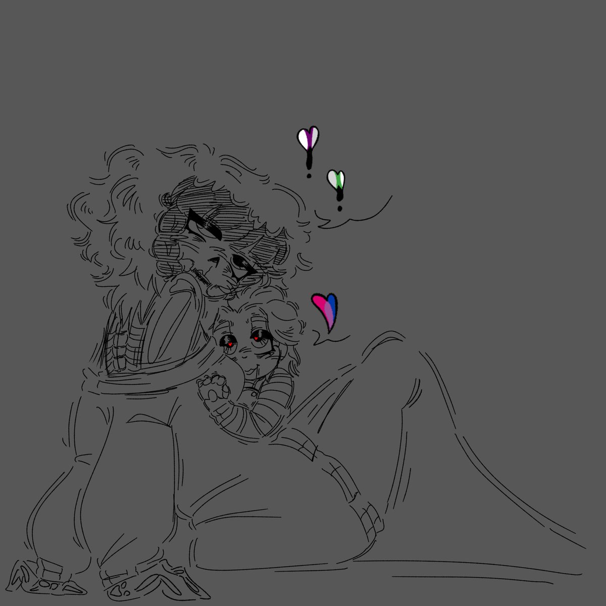 demi_khao's tweet photo. Second post this week babyyyyy it took me a little to pump it out but I did a pride post with Charolette and buddi!! I love the pose dynamic a super tone!  #childsplay #chucky #Buddi #2019Chucky #OCㅤㅤ #ocxcc https://t.co/RwiodFJyyn