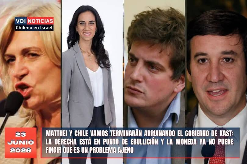 tatapapo's tweet photo. MATTHEI Y CHILE VAMOS TERMINARÁN ARRUINANDO EL GOBIERNO DE KAST.
La presidenta de RN asegura que ellos fueron invitados por el Presidente de la República, pero no se consideran una coalición https://t.co/g8yWcdoWbA