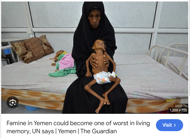Haqiqatjou's tweet photo. Since 2015, the ongoing Wahhabi war on Muslims has claimed over 300,000 lives in Yemen alone.

This is after they collaborated with the British and other Europeans destroy the Ottoman empire and genocide its people.

It is after they collaborated with the US and Israel to genocide the Iraqis.

All of this resulted in millions of deaths.

And yet they claim to be following Islam, and that they are the allies of Muslims. 

This is what the ideology of Ibn Abd al-Wahhab looks like in practice - mass slaughter, bombed mosques, starving children, and levelled cities.

The Wahhabi heritage is treachery, genocide, the unleashing upon the world of terrorist groups like ISIS.