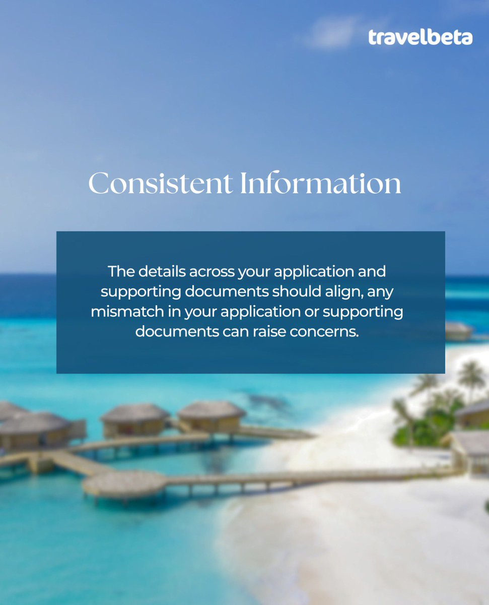 Travelbeta's tweet photo. Visa Approved or Denied? Key factors that could influence the outcome 👇🏼

Save This📍📌 https://t.co/NVsIQ7AzBy