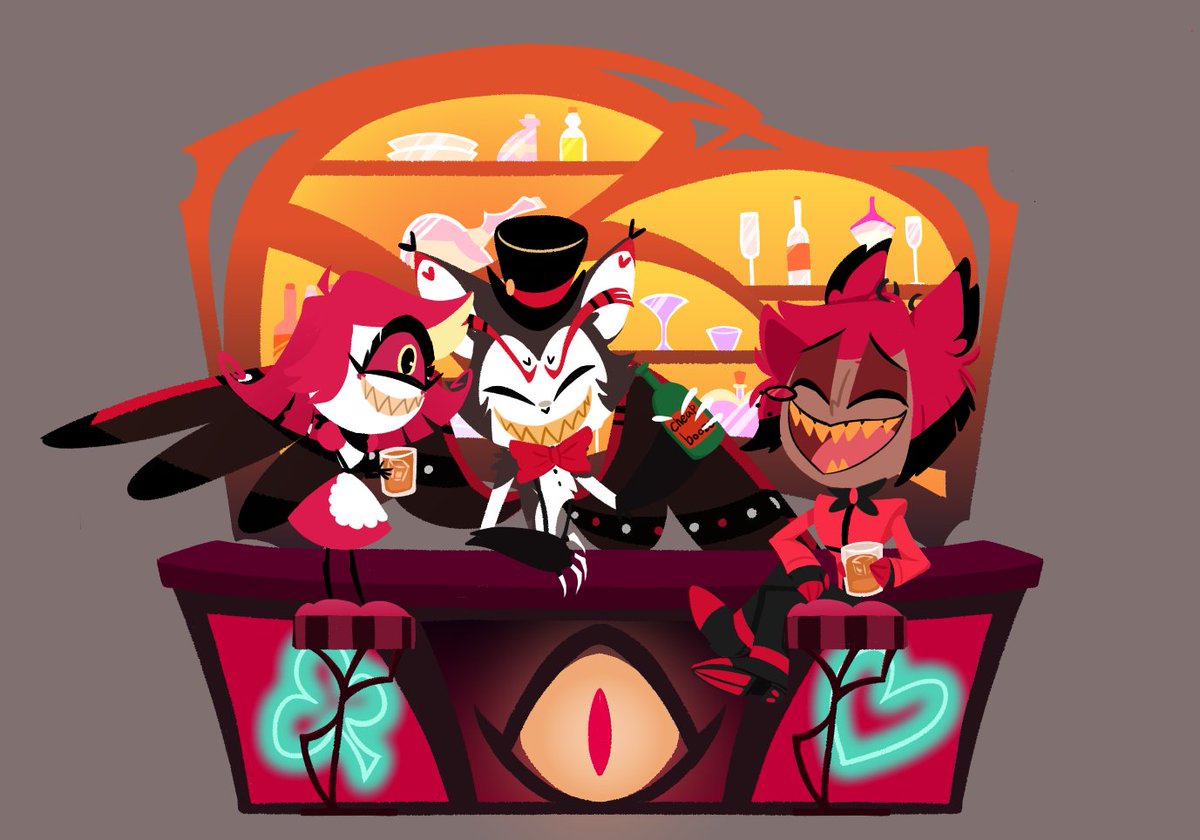 skycp666's tweet photo. #RadioTrio 
#HazbinHotelFanArt https://t.co/OJh3xukLHZ