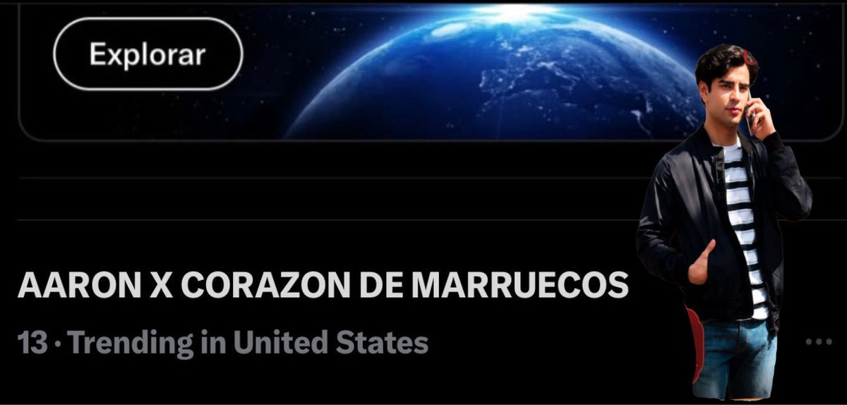 usa_mercury's tweet photo. 🇺🇸✨ ¡Ya somos Top 13 en Estados Unidos!

Gracias a cada Mercurial que está apoyando, comentando y manteniendo viva esta tendencia. 💙

Sigamos demostrando la fuerza de este universo. Aún podemos subir más posiciones y llevar 

AARON X CORAZON DE MARRUECOS 

 a lo más alto.

Cada publicación, comentario y RT cuenta.

#ARONATION