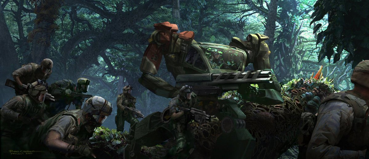 Nobbie_OCs's tweet photo. RDA Sec-Ops Patrol 

Concept art for Avatar by @rchurchdesign https://t.co/2jBDsfvvXI