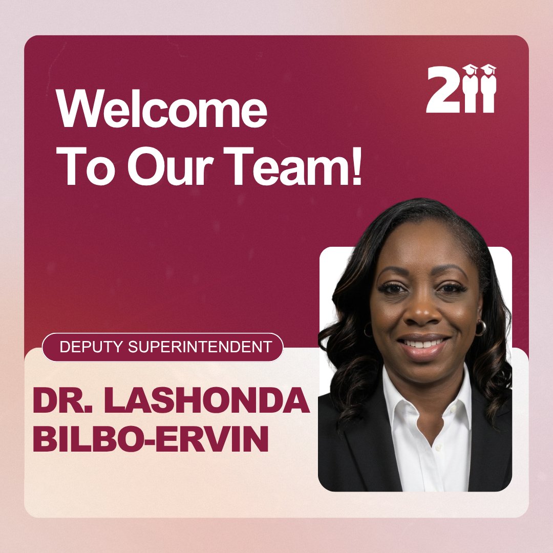 HSDistrict211's tweet photo. Township High School District 211 welcomes Dr. LaShonda Bilbo-Ervin as Deputy Superintendent. A results-driven leader with 20+ years of experience, she brings a strong track record in equity, student achievement, and expanding college and career opportunities. Welcome to D211! https://t.co/v8NBnMEdjY
