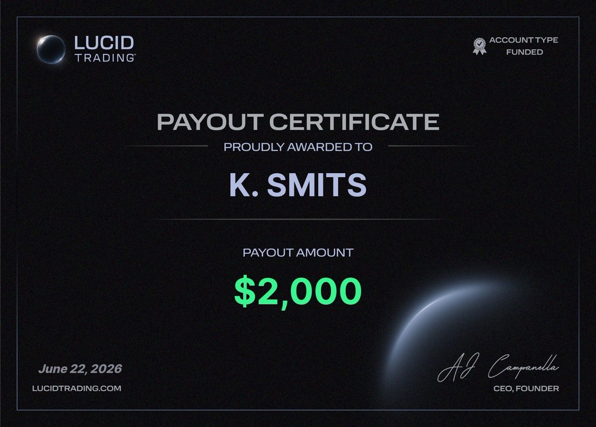 Goldsmithtradz's tweet photo. FIRST PAYOUT RECEIVED. 💰

From complete beginner…

to someone who has actually withdrawn money from the markets.

It wasn’t a straight line up.

I’ve made mistakes.
I’ve blown accounts.
I’ve had moments where I thought trading just wasn’t for me.

But I kept showing up.

Today is proof that consistency wins in the end.

This is only payout #1.

Many more to come.

Comment “🔥” if you’re on your own trading journey.

And if you want to learn what I’ve learned, check the link in my bio.