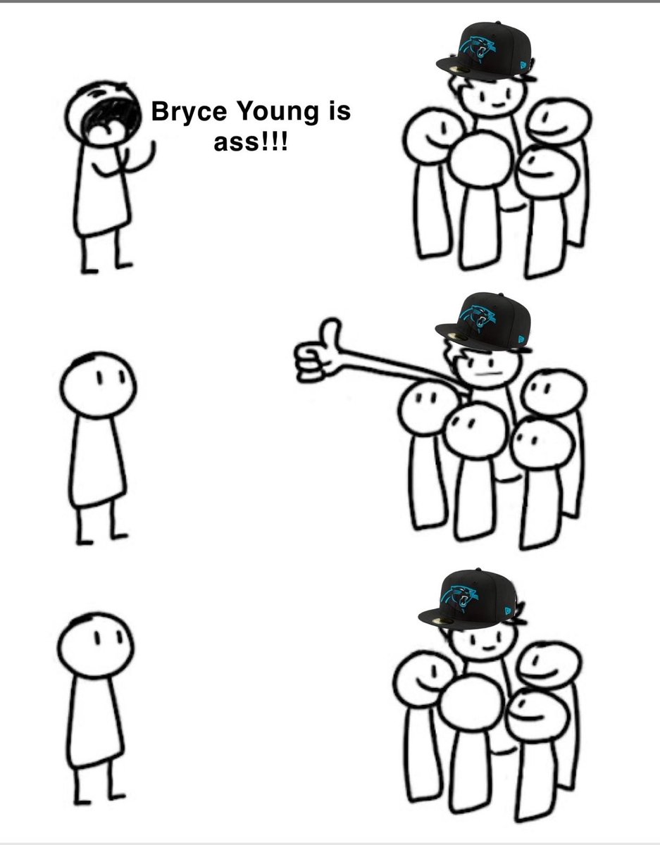 Ceegocrxzy's tweet photo. Panthers fans at the moment. https://t.co/pwGnvY2CLs