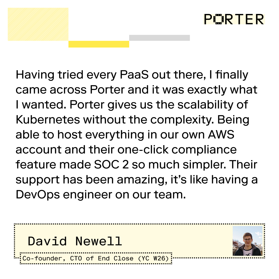 Porter tweet media
