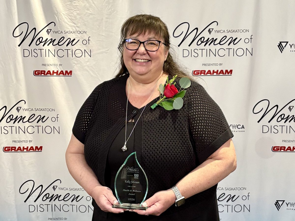 uSaskNursing's tweet photo. #USaskNursing alumna Kelly Johnson’s (BSN’96, MN’05) compassionate, mentorship-driven career has earned her a 2026 YWCA Women of Distinction Award.

Read her story: https://t.co/yRmpQK773B

@USask @USaskAlumni https://t.co/E6vaTE1kPy