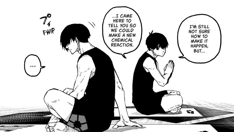 p9cker_girl's tweet photo. No Homo?
⚽ISAGI'S PROPOSAL⚽Blue Lock @nomnii Chapter 351 Live Reaction #ブルーロック #BlueLock #BL351 #BlueLock351 #bluelockspoilers https://t.co/aTDzQt6gWA via @YouTube https://t.co/ipRwEo1BjZ