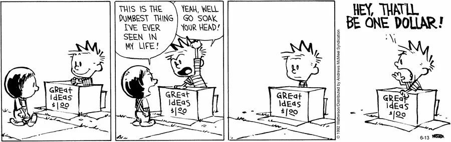 Calvinn_Hobbes's tweet photo. The entrepreneurial spirit is unmatched
#CalvinandHobbes #Busted https://t.co/JKXvXRp2qc