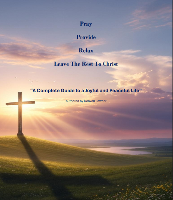 ChristIsLordNow's tweet photo. Featured Book - Free on Google Play Books      

Title: 
Pray, Provide, Relax, Leave The Rest To Christ: A Complete Guide to a Joyful and Peaceful Life
   
Description:    
For those who are genuinely looking for instructions on how to live a joyful and peaceful life, this is the guide for you. I decided to write this guide out of love for all of humanity and out of love for you. This guide contains valuable information for producing the conditions necessary for a joyful and peaceful life through Jesus Christ. This guide covers all the steps that are necessary to reach this goal. Following this guide leads to a simple but profoundly joyful and peaceful life, guaranteed. Always remember that Jesus Christ loves you more than you can ever comprehend, and through Him, all joy and peace are possible. Please sit back, relax, and enjoy the rest of this guide.