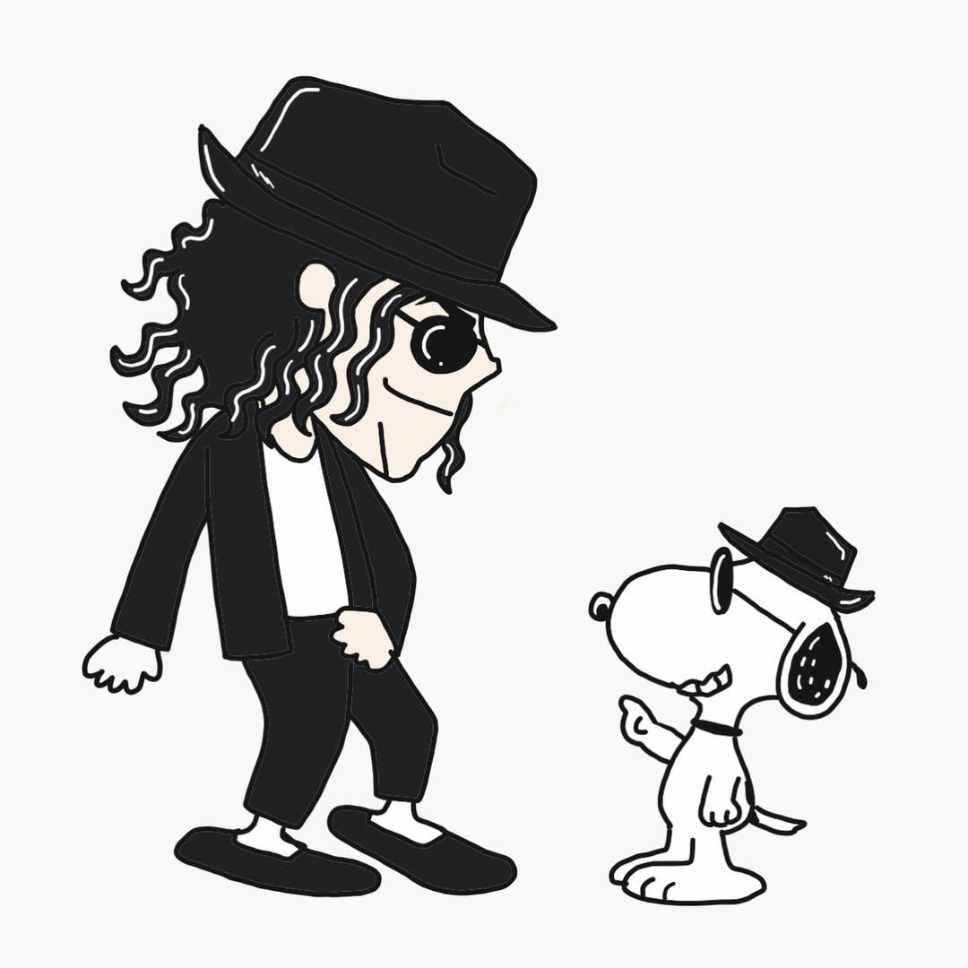 snoopyb047's tweet photo. Snoopy Michael Jackson https://t.co/cKGksiccE0
