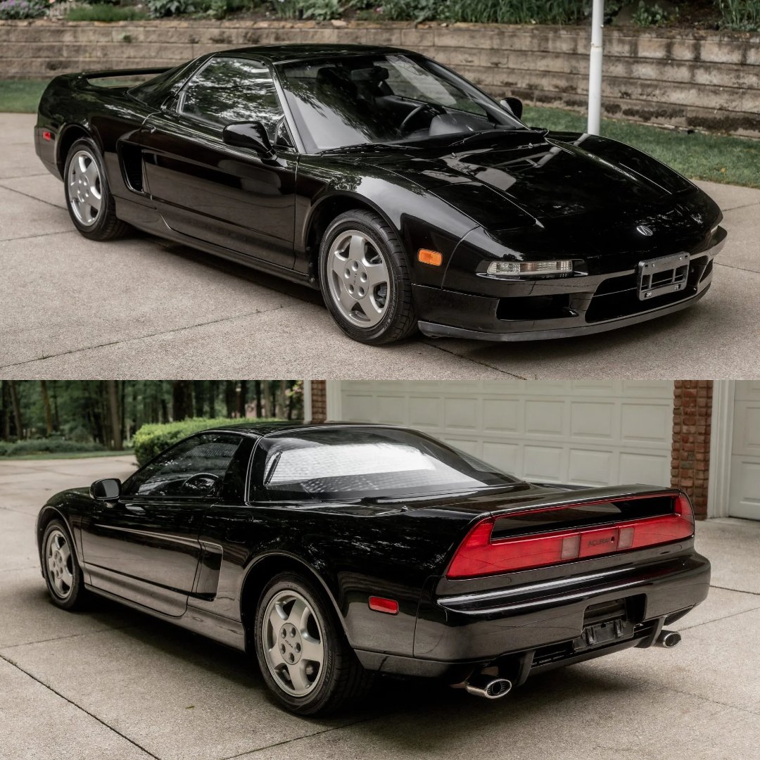 This Berlina Black 1991 Acura NSX shows 39k miles and was acquired
