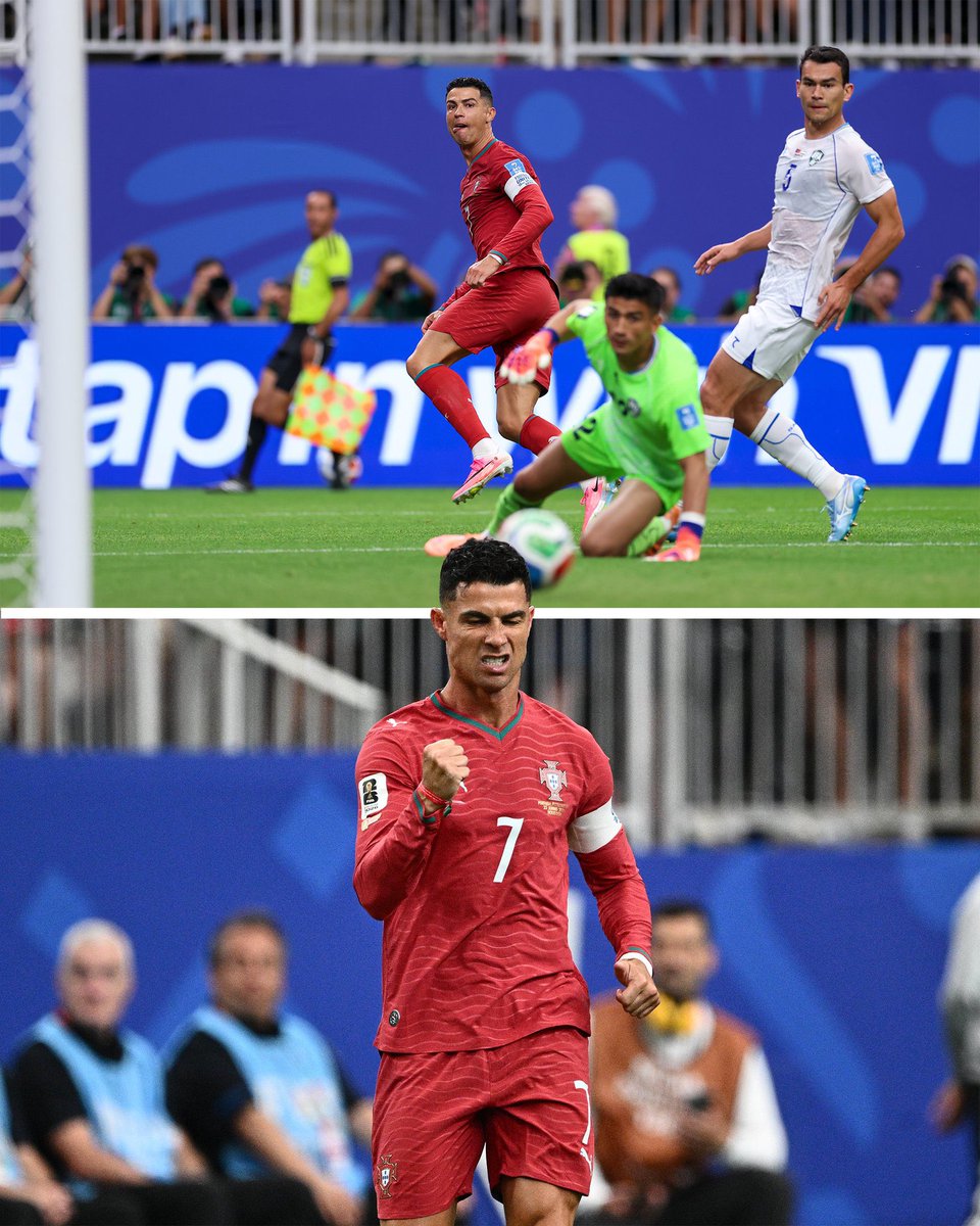 alimo_philip's tweet photo. 🤖 RONALDO IS A TIME MACHINE!

🐐 Cristiano has smashed 92 goals for Portugal since turning 30 — taking his international career tally to a ridiculous 144! 

📊 The Eternal Prime Breakdown:
👦 Before 30: 118 games | 52 goals
👨 After 30: 112 games | 92 goals

⚽️ 40 more goals in 6 fewer matches. 

🍷 This man refuses to age!