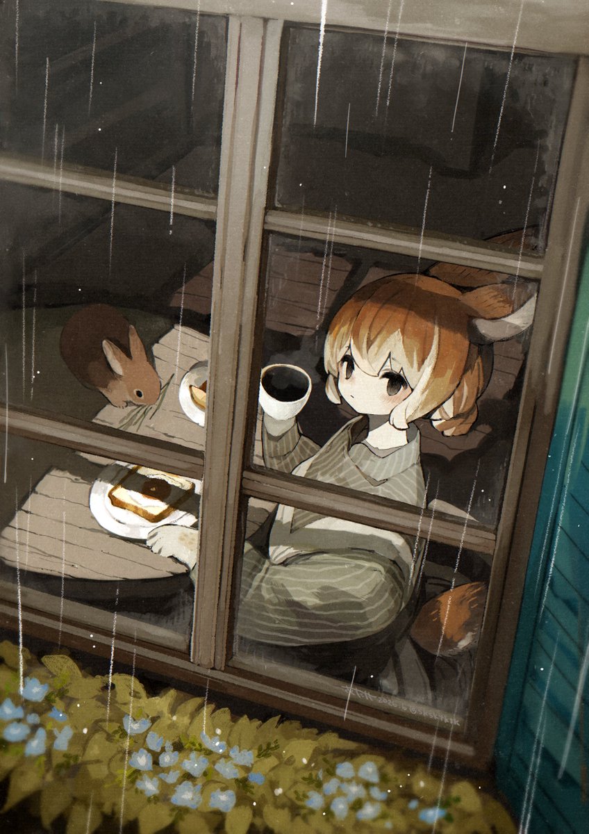 sksktktk's tweet photo. ☔🍞🐇☕… https://t.co/QnWRKbilCf