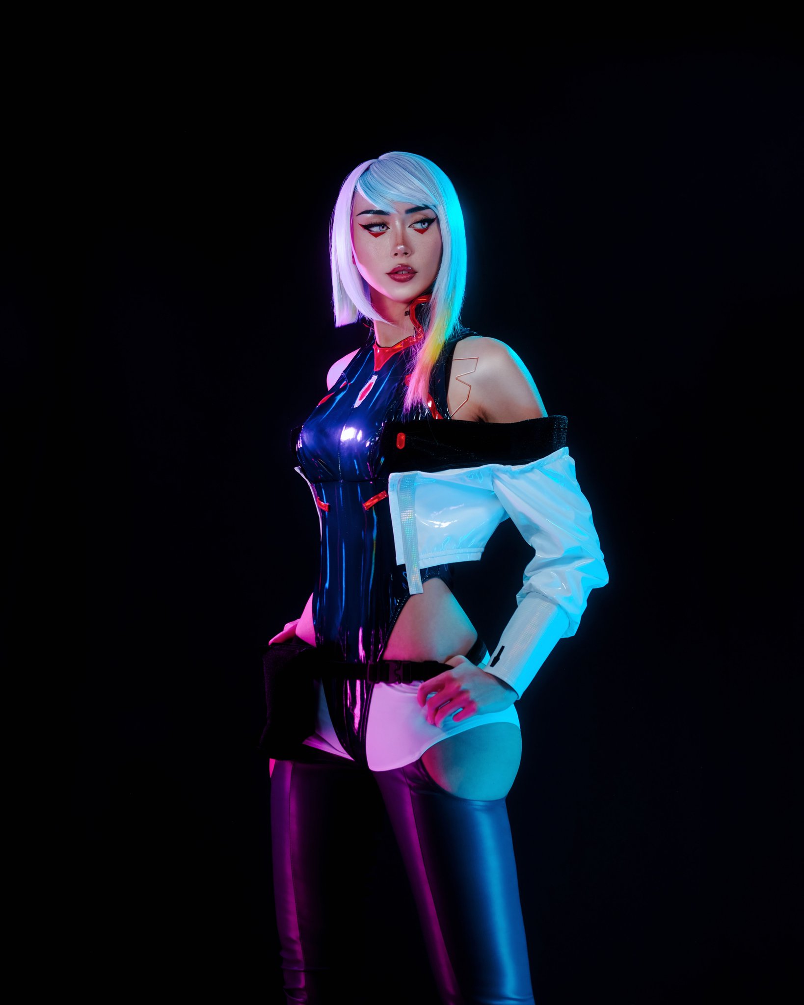 Lucy cosplay from Cyberpunk Edgerunners ♥️ https://t.co/wvi533XpUi