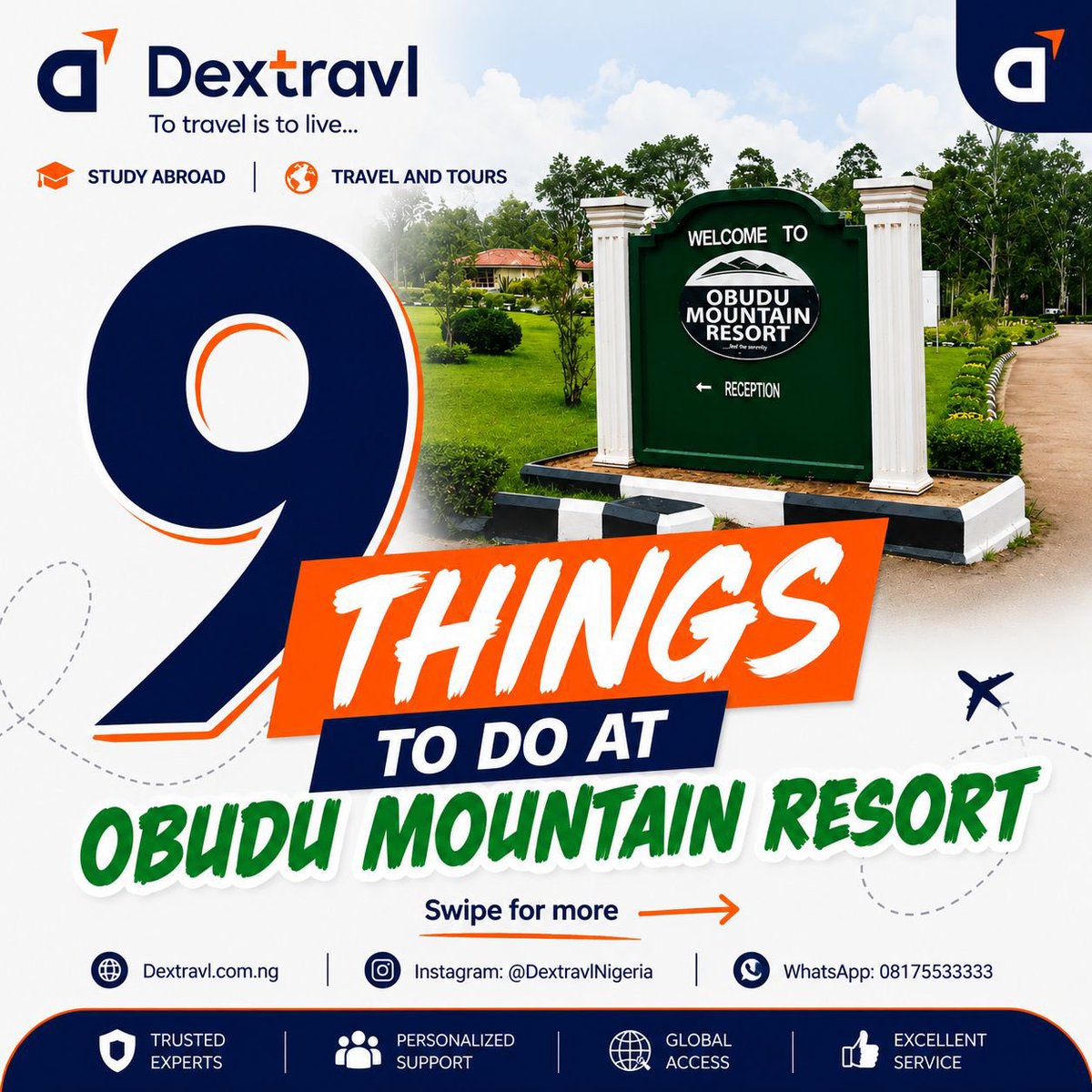 DexTravl's tweet photo. If you have been wondering what people actually do at Obudu, this carousel is for you.
We are going there July 9 to 12 and there are still slots available.
Everything is sorted - accommodation, breakfast and dinner, fun activities, transport to and fro and security throughout. https://t.co/OeivBbTcTy
