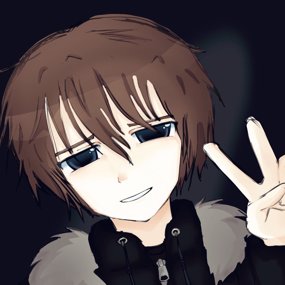 hellgatesadvice's tweet photo. i drew some Dude as a Cute anime boy https://t.co/so2xB07aO7