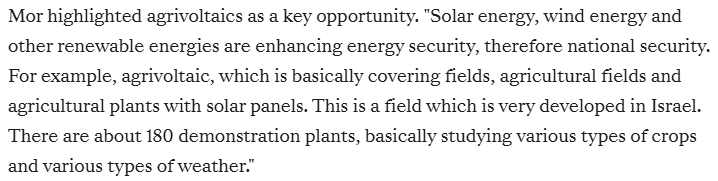 jczuleta's tweet photo. #Agrivoltaic: Making #solar energy a multi-purpose technology. How about getting water from air to establish an automated irrigation system powered by electricity generated by solar + #lithium batteries to close the loop?
https://t.co/KRTVoO02Ra https://t.co/5ddkORpZ4Q