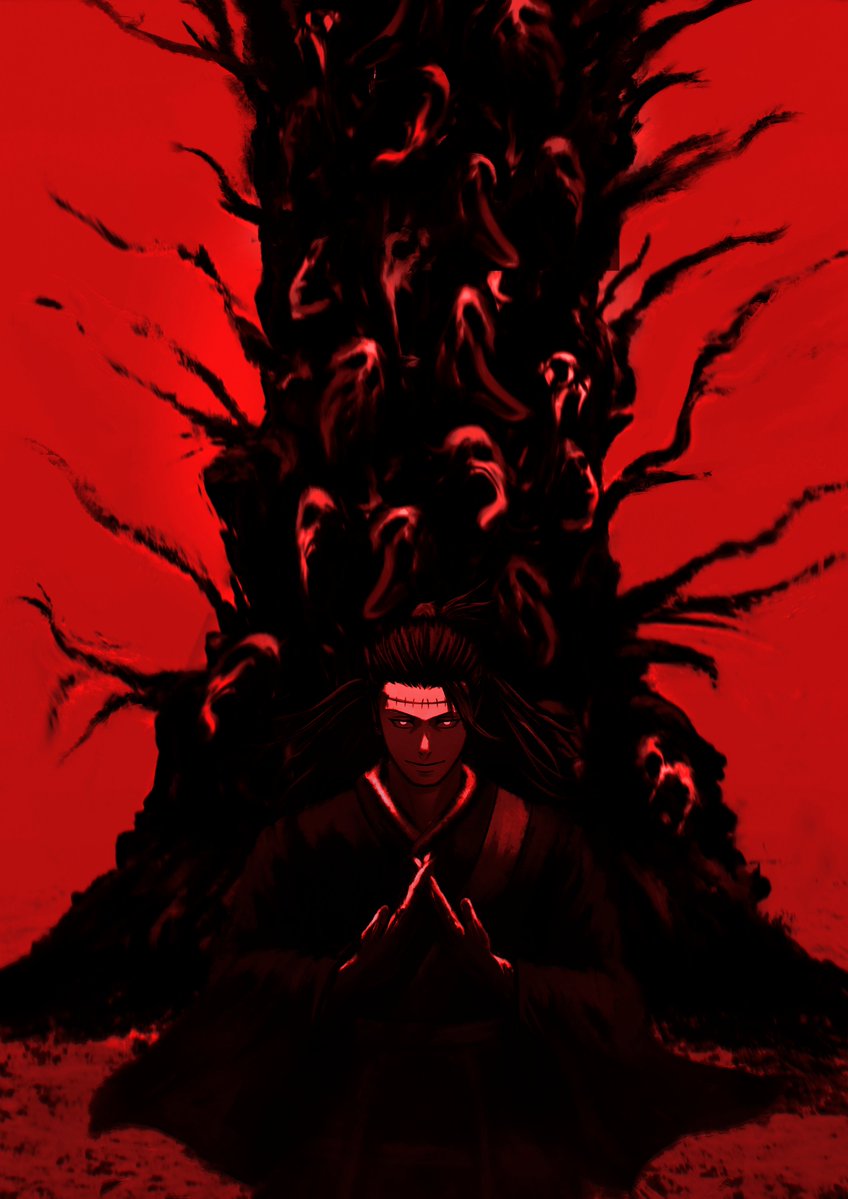 Crain1Art's tweet photo. Kenjaku https://t.co/5OEX5njnUC